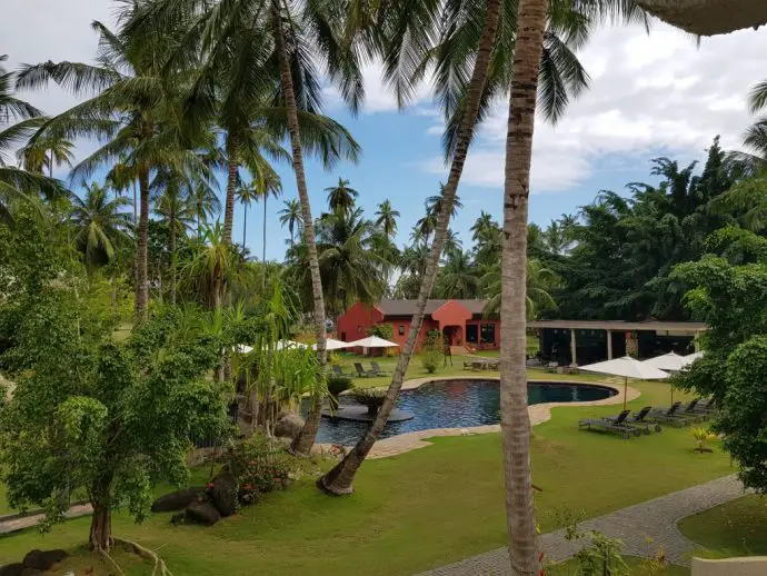 Omali Lodge on Sao Tome - view from a junior suite