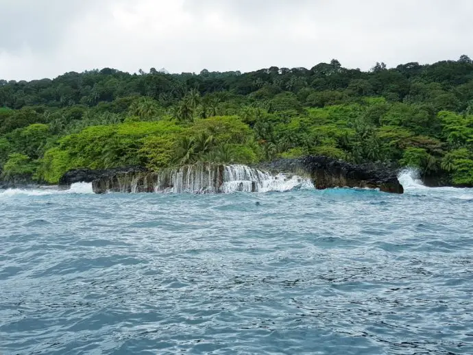 Shores of Principe on boat trip to Baia das Agulhas