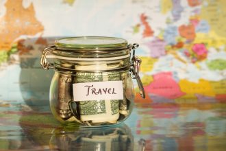 Budgeting for travel - savings jar