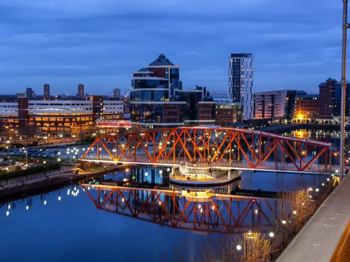 Salford Quays in Manchester