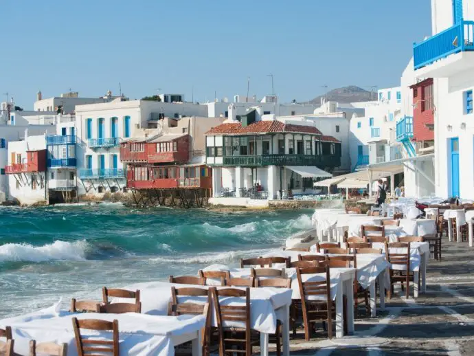 Mykonos seafront