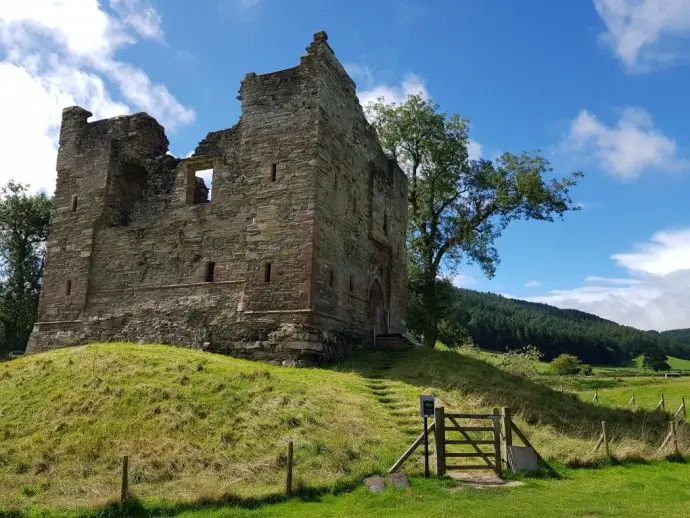 Hopton Castle in Shropshire