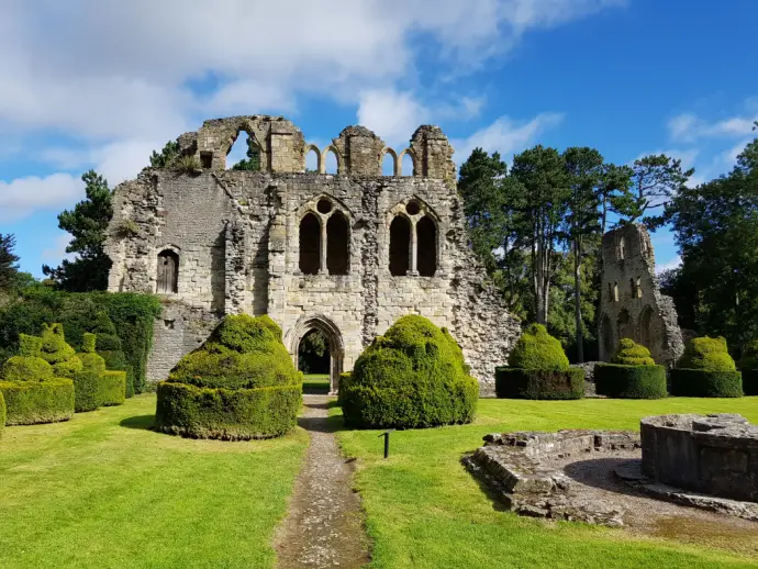 Wenlock Priory at Much Wenlock