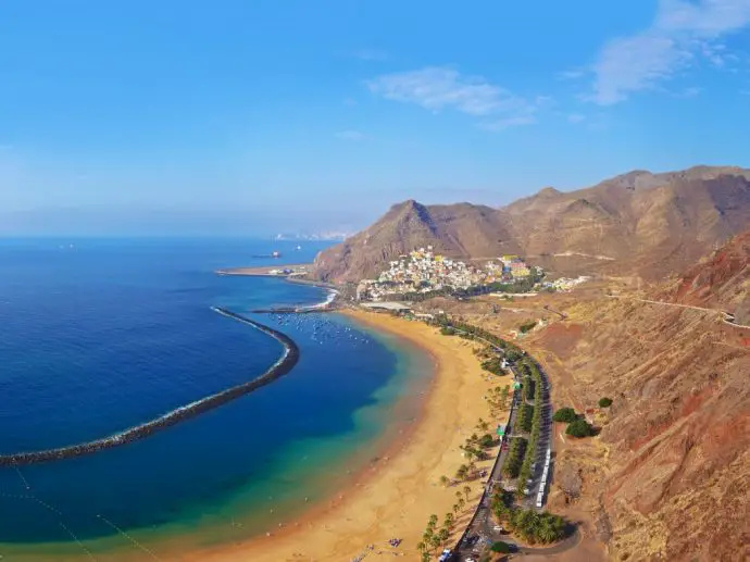 Tenerife or Lanzarote: Teresitas Beach in Tenerife