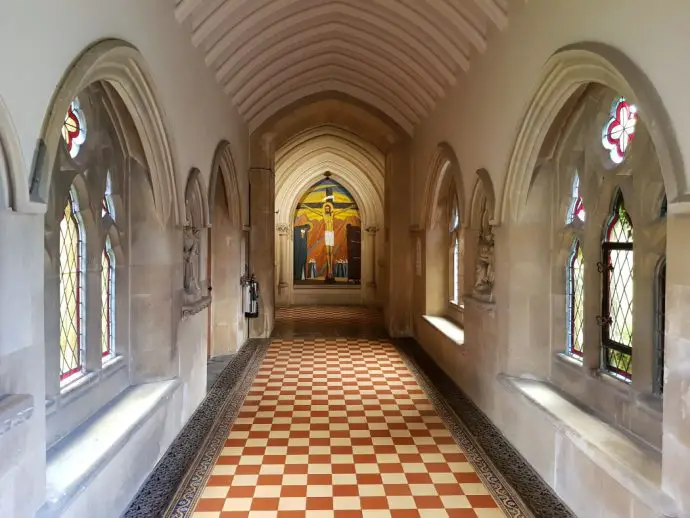 Corridor at Stanbrook Abbey Hotel