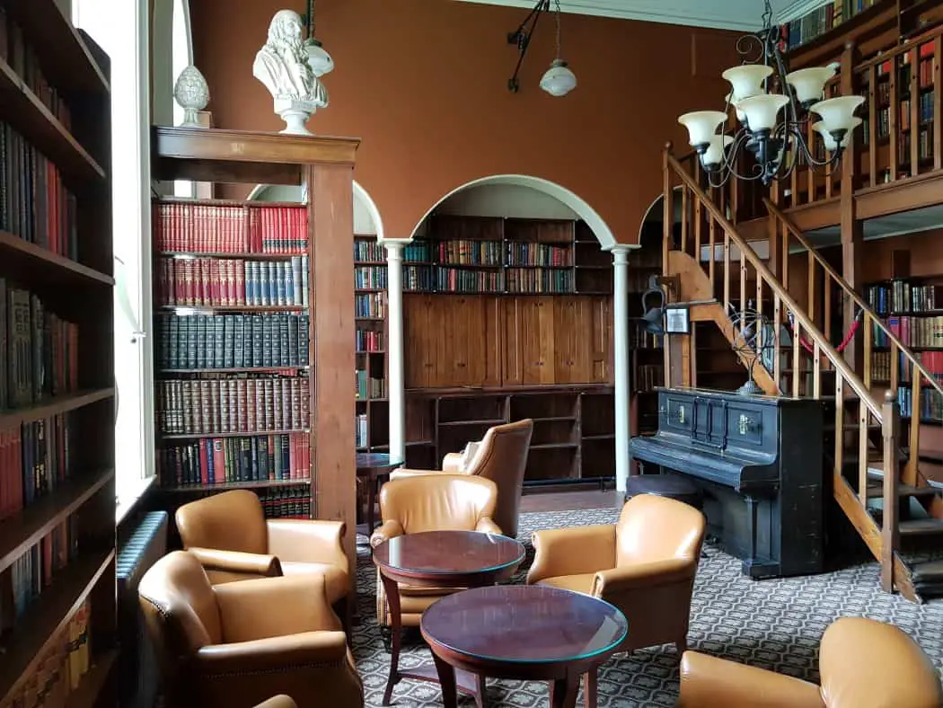 Library bar at Stanbrook Abbey Hotel review