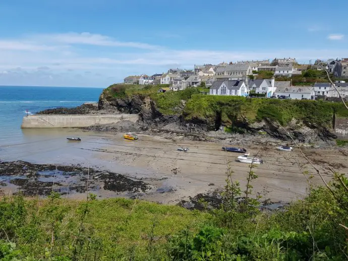 Port Isaac village in Cornwall