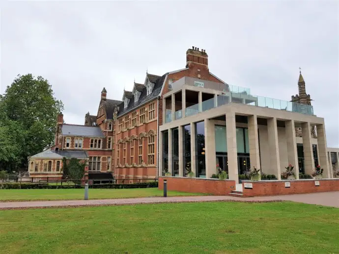 Stanbrook Abbey Hotel entrance