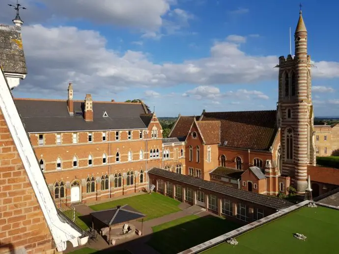 View from the Cardinal Suite at Stanbrook Abbey Hotel review