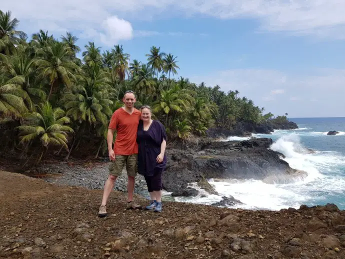 Sao Tome day trip - Praia Piscina