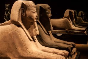 Egyptian Sphinx in the Cairo Museum