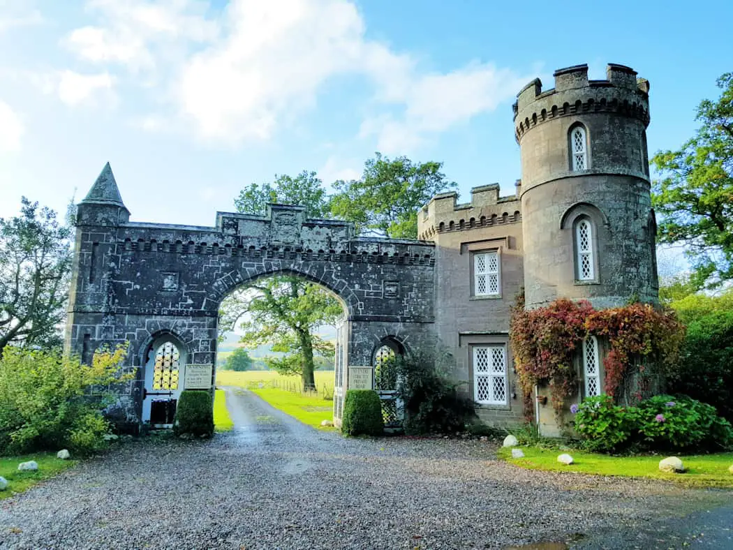 East Gatehouse Lodge near Crieff in Autumn