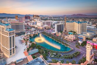 Las Vegas city skyline