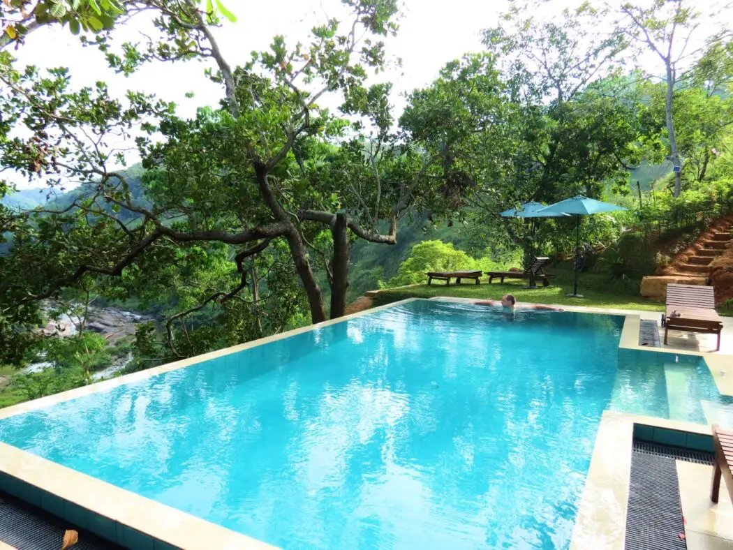 Pool at Villa Aqua Dunhinda in Sri Lanka
