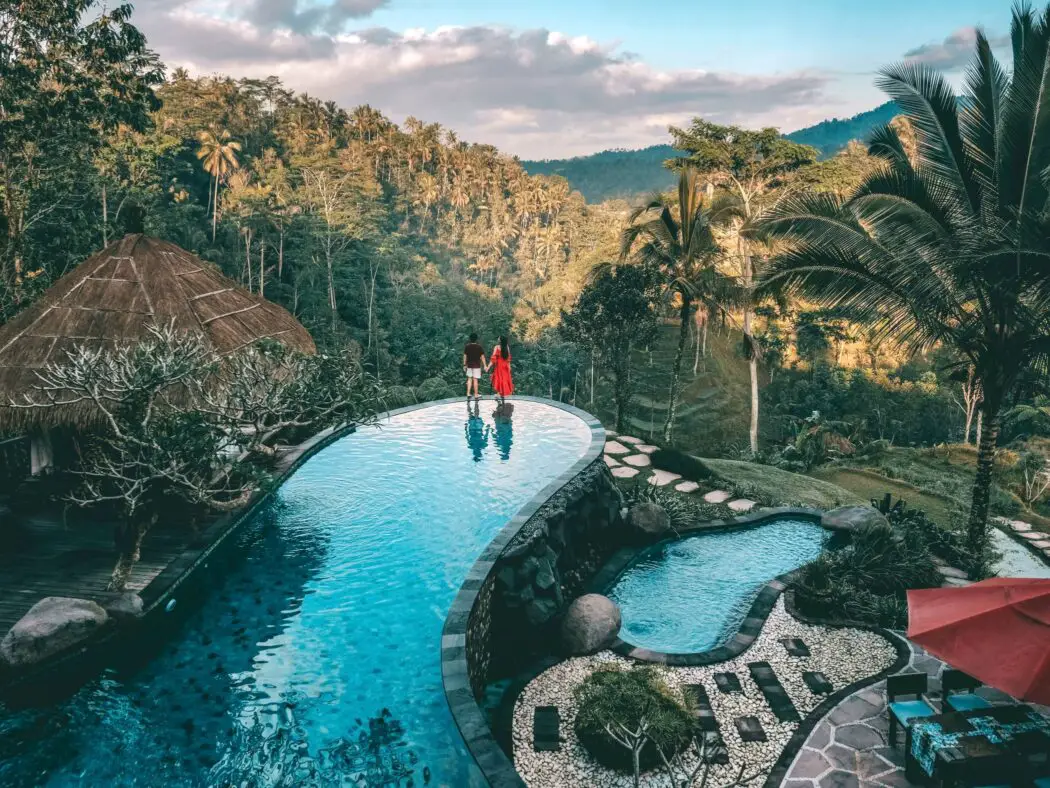 Pool villa in Indonesia