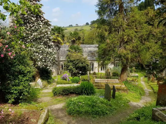 St Just in Roseland Church in Cornwall