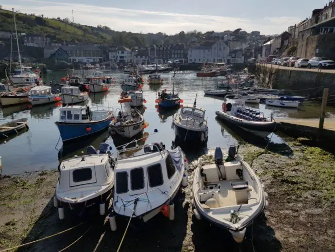 Things to do in Mevagissey - looking back on the harbour