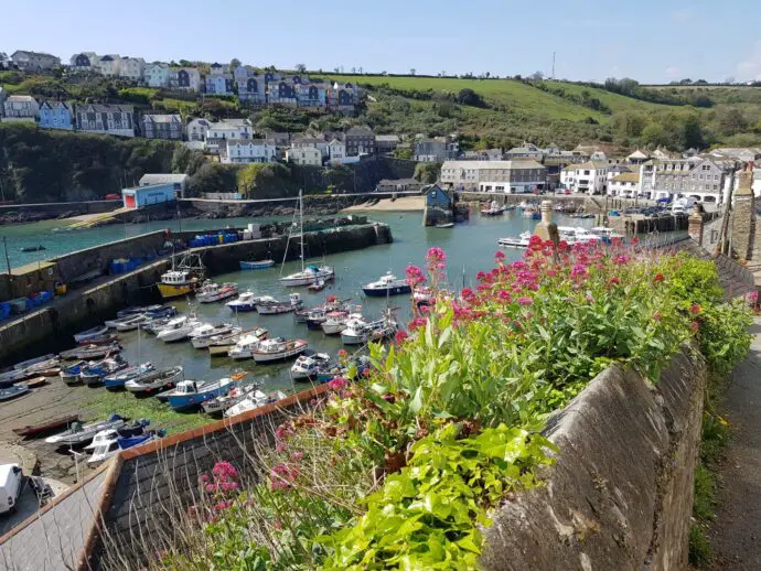 Things to do in Mevagissey - overlooking the harbour