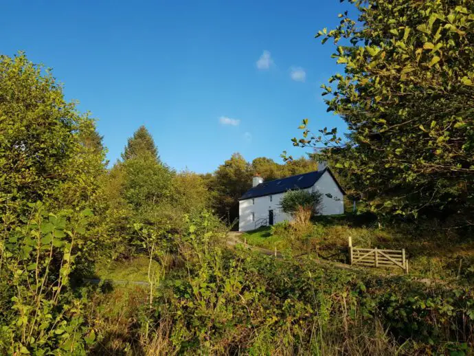 Achleek Cottage by Loch Sunart on the West Highland Peninsulas