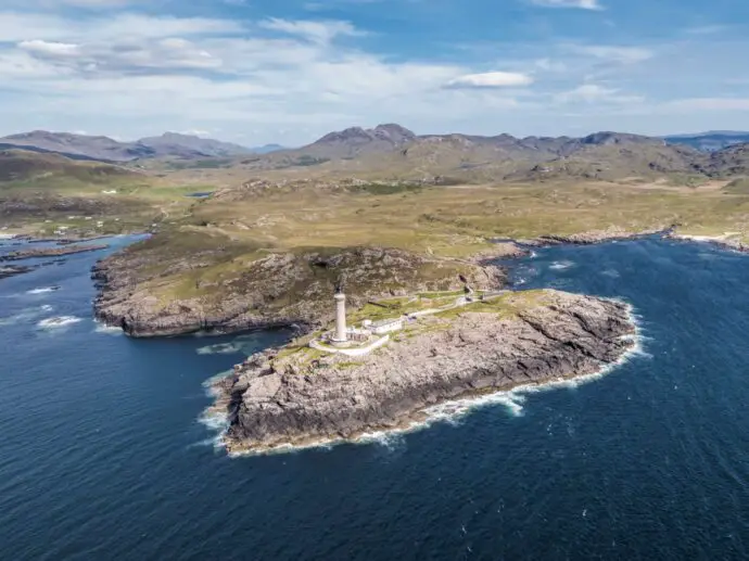 Ardnamurchan Lighthouse on the West Highland Peninsulas Scotland