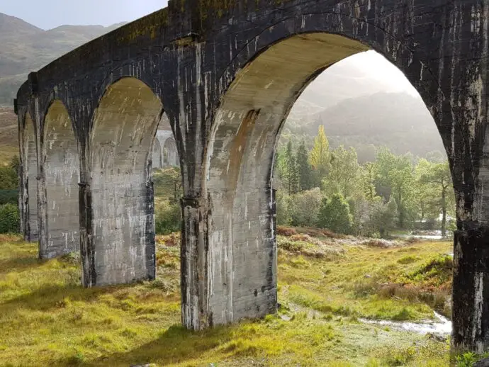 Beneath the Glenfinnan Viaduct