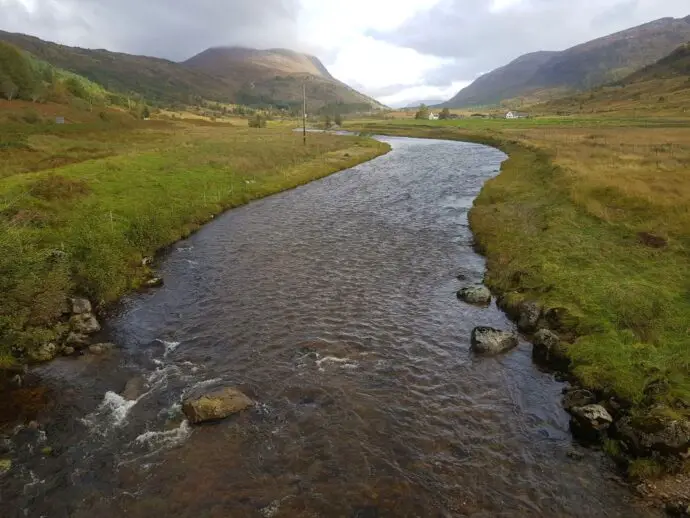 Carnoch River by Loch Sunart on the West Highland Peninsulas