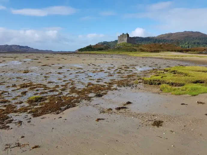 Castle Tiorman on Loch Moidart on the West Highland Peninsulas