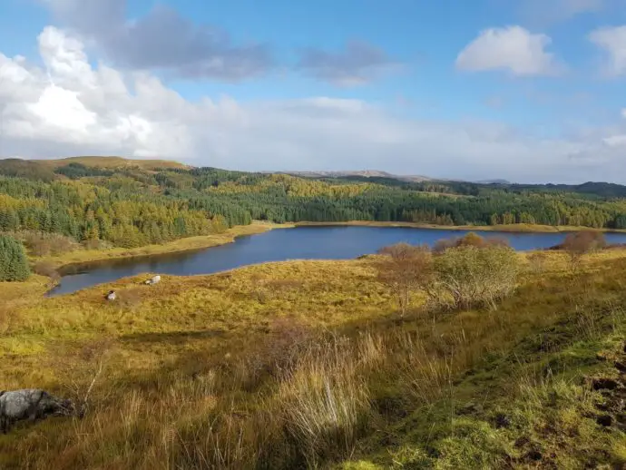 Loch Mudle on Ardnamurchan on the West Highland Peninsulas