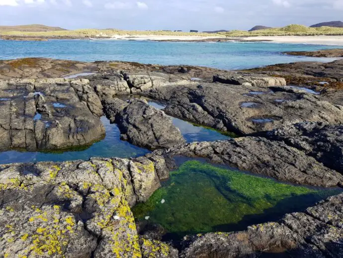 Sanna Bay rockpools in Ardnamurchan