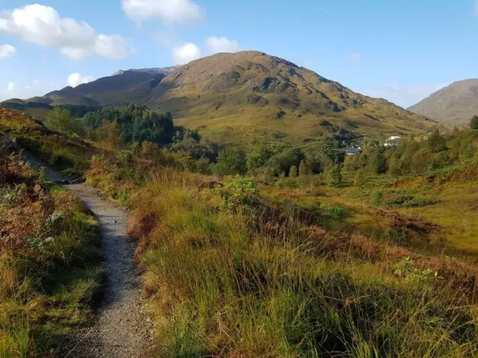 The Glenfinnan Viaduct Trail along Loch Shiel