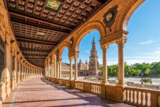 Granada or Seville: Plaza de Espana in Seville