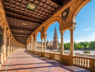 Granada or Seville: Plaza de Espana in Seville