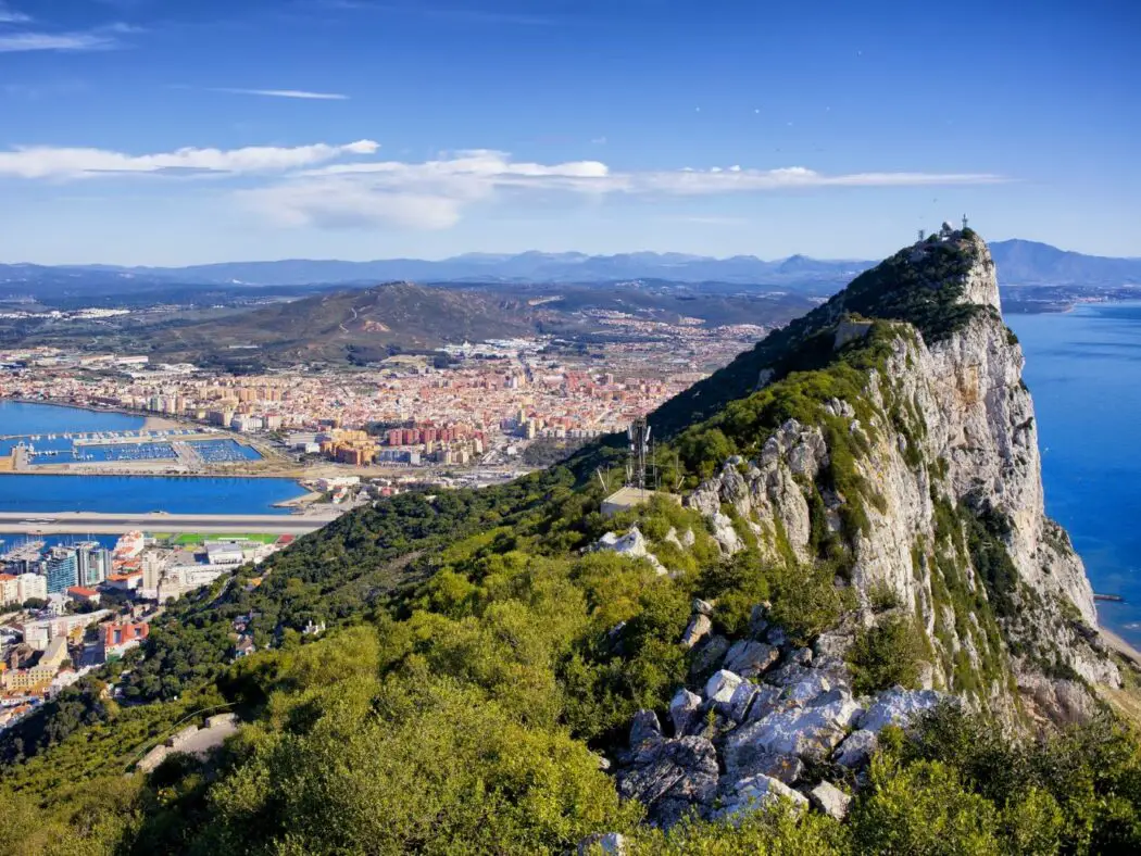 Granada or Seville: Rock of Gibraltar in Spain