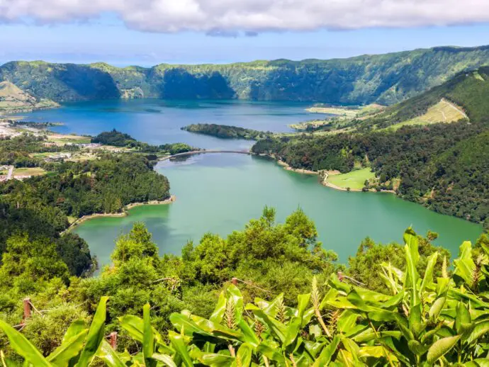 Sete Cidades in the Azores