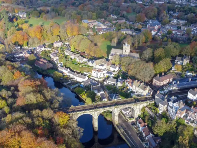 Knaresborough aerial view