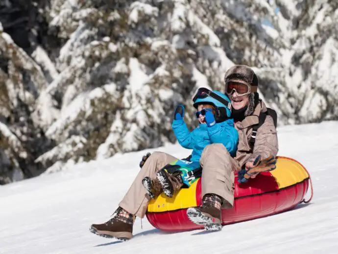 snow tubing