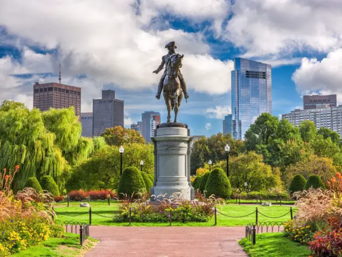 Boston public gardens