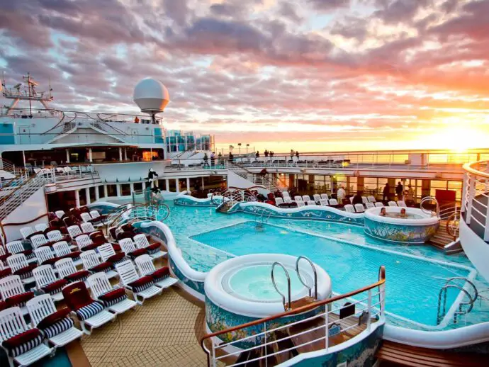 Cruise ship deck