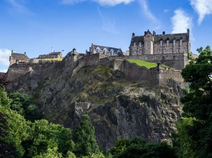 Edinburgh v Glasgow: Edinburgh Castle