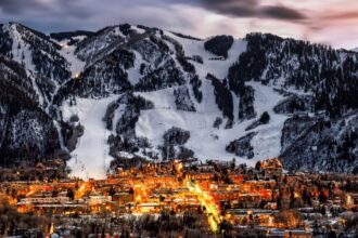 Aspen ski resort in Colorado