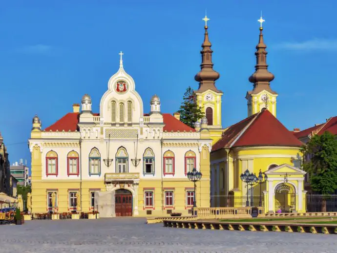 Cathedral in Timisoara, Romania