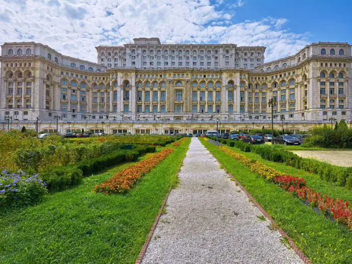 Palace of the Parliament in Bucharest, Romania