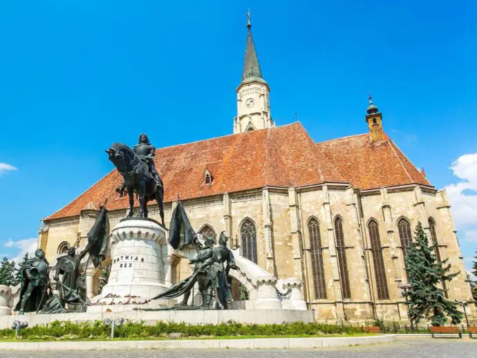 St Michaels Church in Cluj-Napoca, Romania