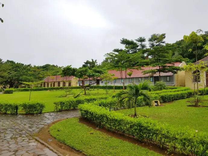 Principe day trip - grounds at Roca Belo Monte