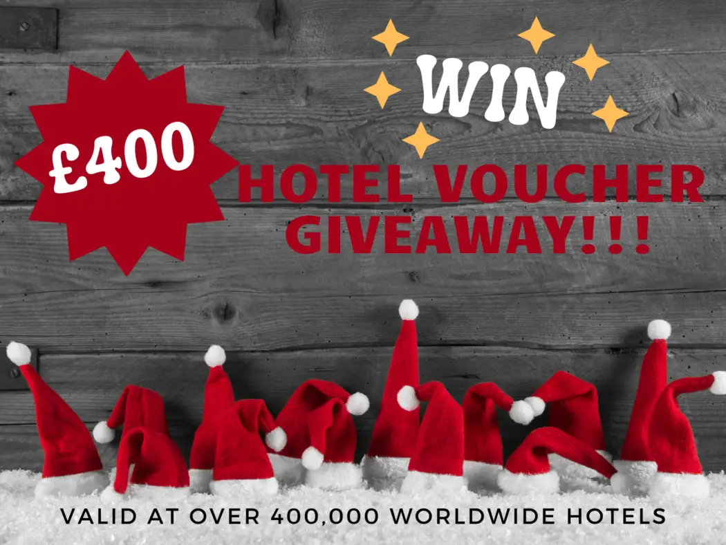 WIN a £400 Hotel Voucher valid at 400,000 worldwide hotels