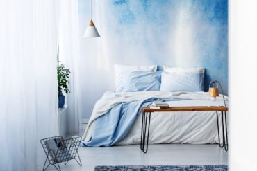 Blue bedroom