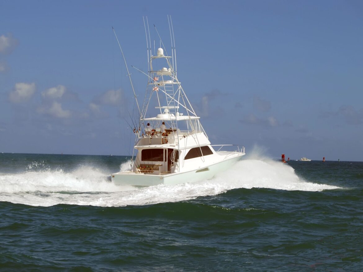 Sport fishing boat in Florida
