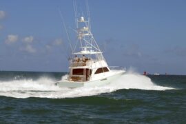 Sport fishing boat in Florida