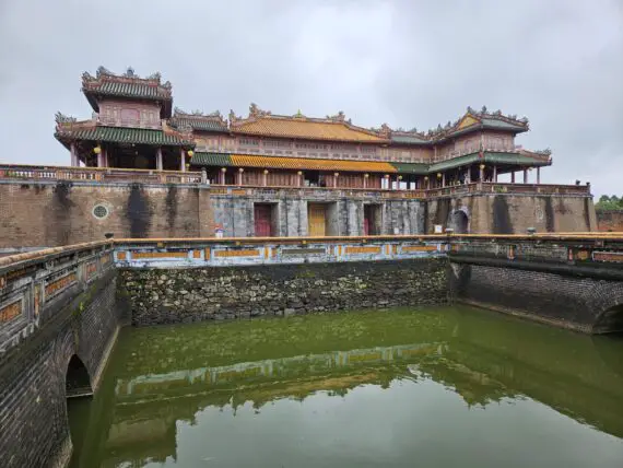 Hue Citadel entrance in Vietnam