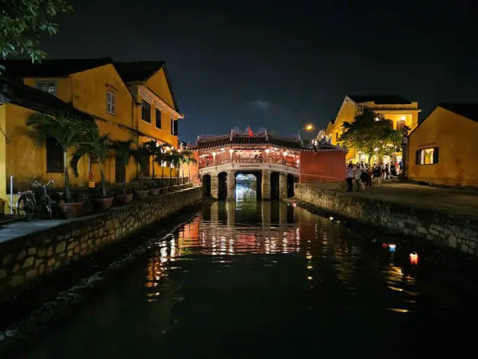 Japanese Bridge in Hoi An city